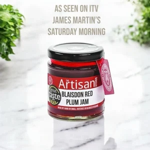 blaisdon red plum jam jar as seen on James Martin Saturday morning