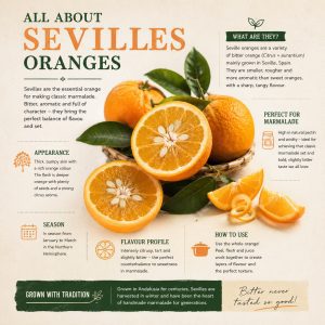 Seville orange infographic by The Artisan Kitchen